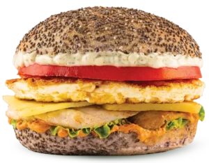 Zdravi burger sa jajetom