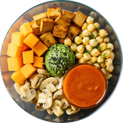 veganska cinija sa tofu sirom