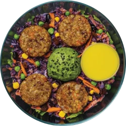 veganska obrok salata